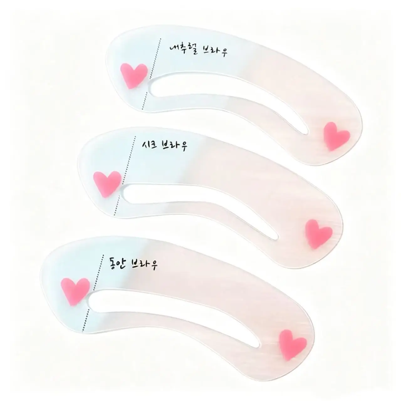 30Pcs Eyebrow Stencil Card Reusable Eyebrow Shaper Template Styling Tool Portable Makeup Eyebrow Guide Card for Beginners