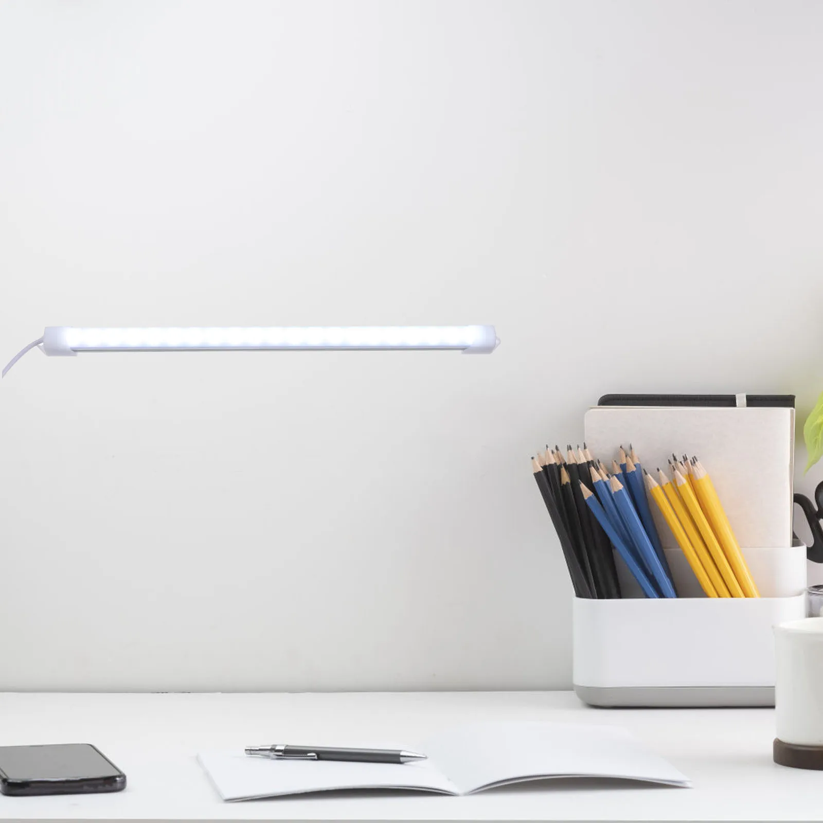 18 smd 2835 leds criativo lâmpada de mesa cuidados com os olhos luz leitura usb tira led para armário prateleira escritório estudo quarto iluminação usb led