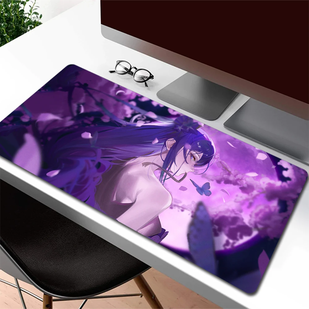 Imagem -04 - Grande Gaming Mouse Pad para Meninas Sparkle Anime Girl Honkai Star Rail Mousepad xl Office Computer Desk Mat