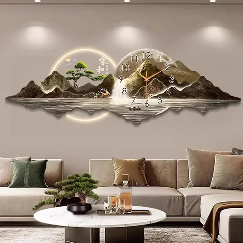 

Nordic Minimalist Wall Clocks Restaurant Aesthetic Silent Design Wall Watch Art Mural Living Room Horloge Murale Home Decoration