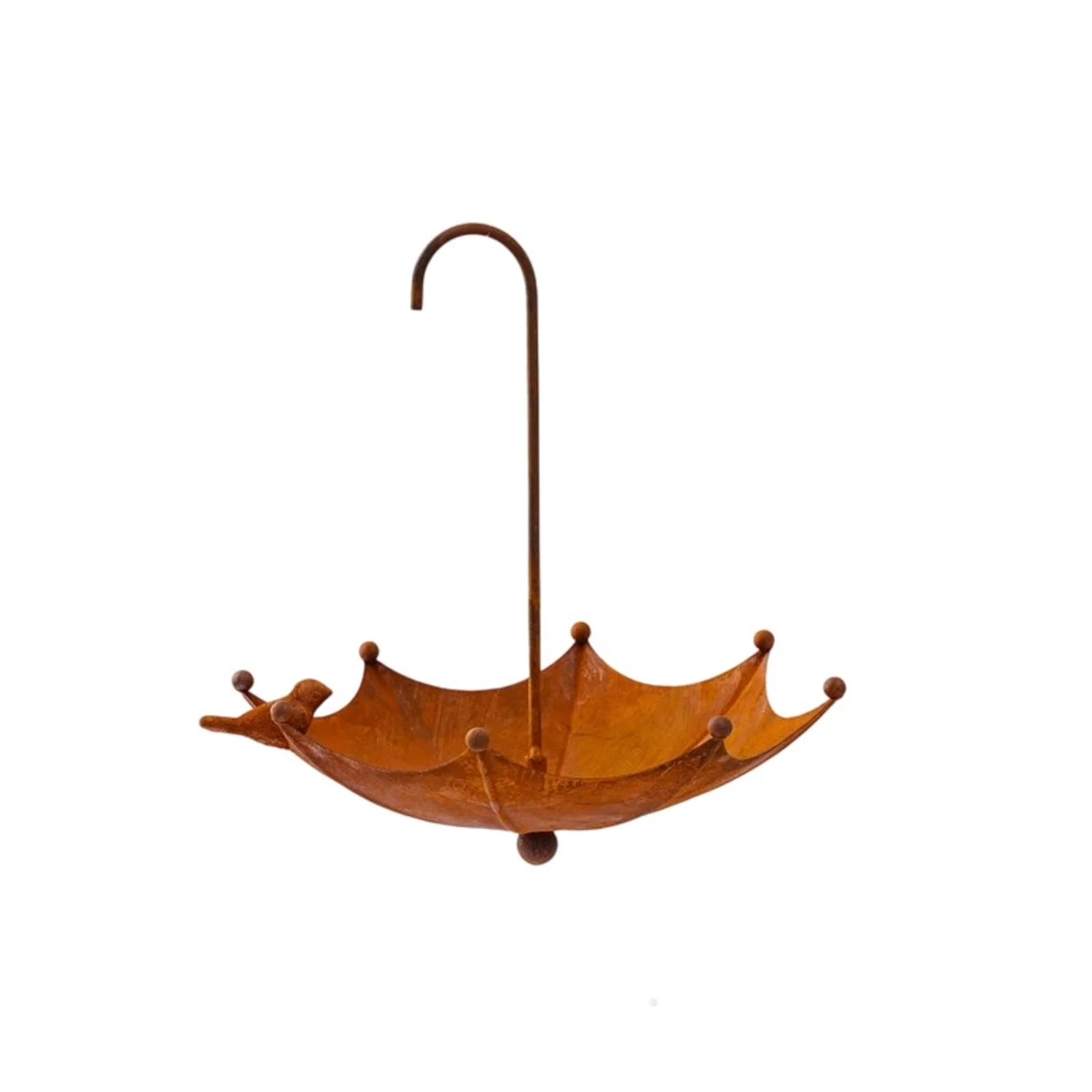 

Уличная кормушка для птиц, креативная железная кормушка в форме зонтика для наружного двора, садового декора