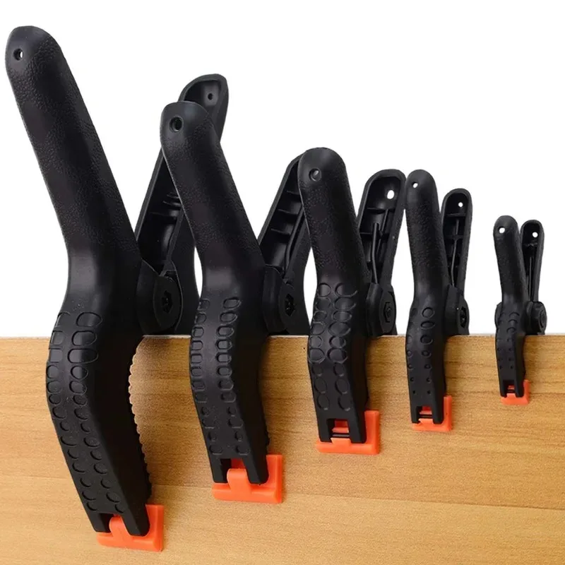 2/3/4/6/9 Inch Plastic Adjustable Woodworking Clamps A-type Photography Background Clamps Multifunctional Laundry Drying Pegs