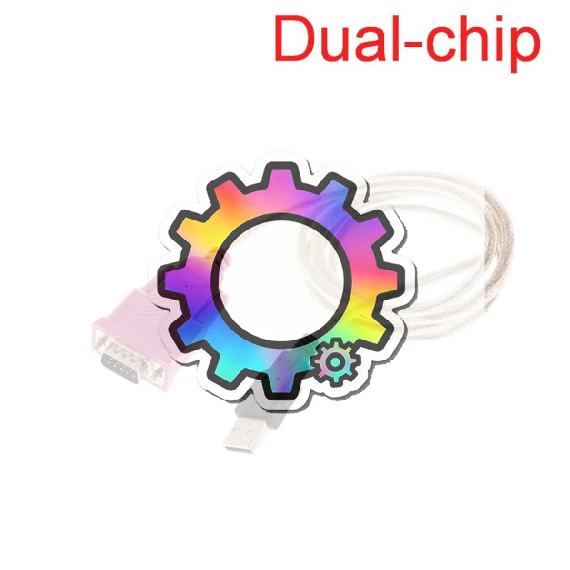 Цельный 9-контактный экранированный высокопроизводительный компьютерный последовательный кабель USB к RS232 DB9 для быстрой передачи данных