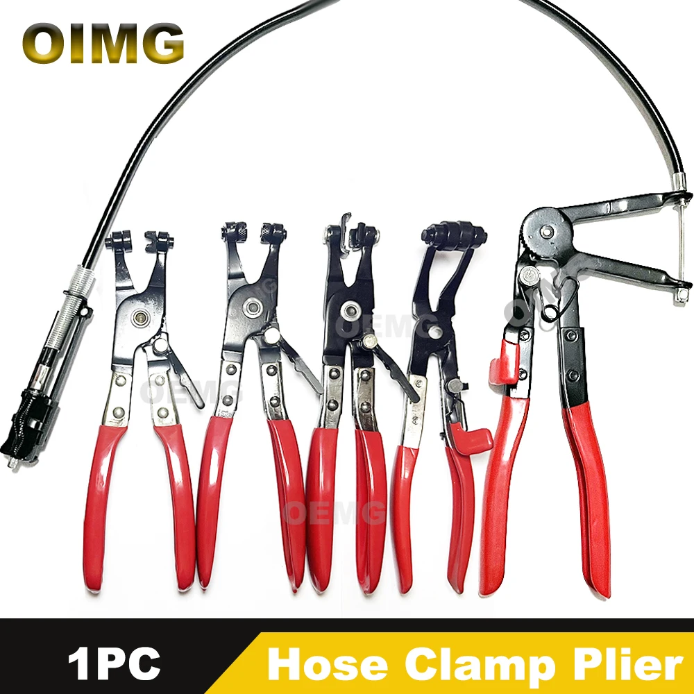 Car Hose Clamp Pliers Auto Water Pipe Removal Tools Wire Long Reach Hose Clamp Pliers For Fuel Oil Water Hose Hand Tool