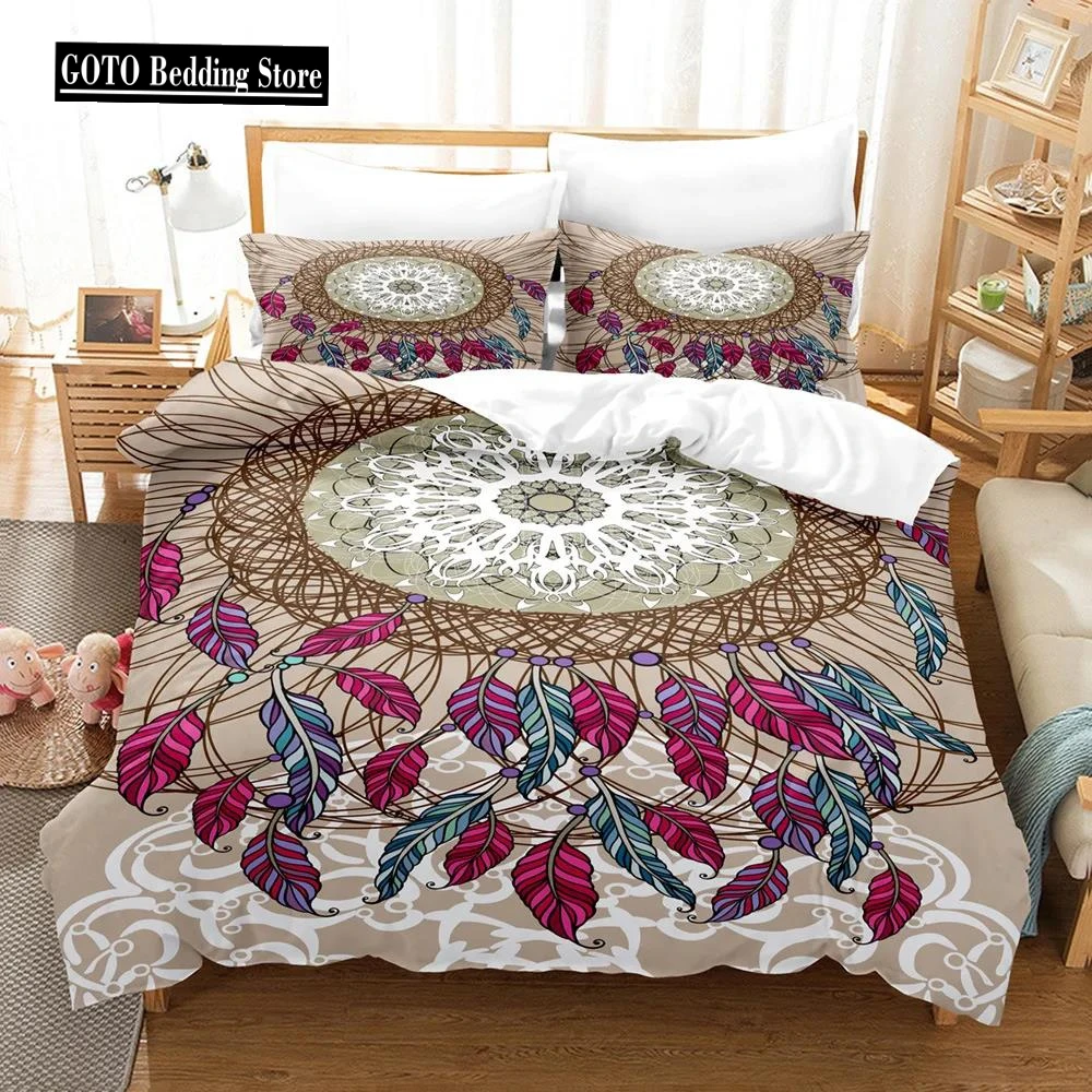 

Boho Style Bed Cover Bedding Set Luxury Home Textile Housse De Couette Bohemia 2/3pcs Bed Linen Duvet Cover Set Bedding