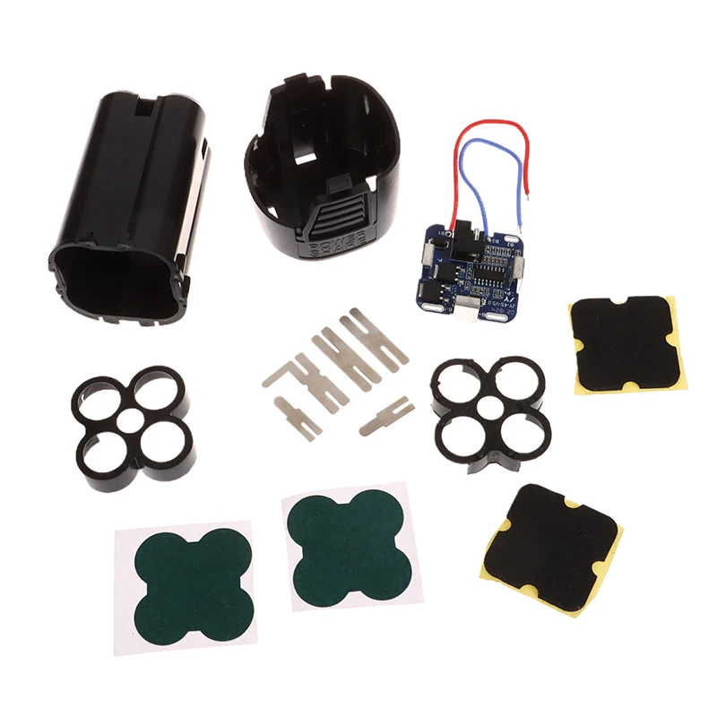 Boîte de stockage de batterie au lithium BMS 18650, outil électrique avec support, étiquette de capacité en dégradsans batterie, 4S, 16.8V, PCBA