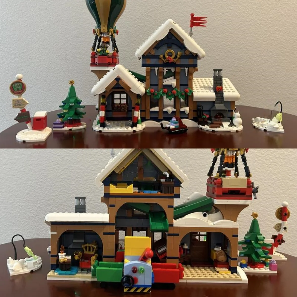 

Новинка 2025, строительные блоки для почтового офиса Санты, сборка, зимняя модель архитектуры, кирпичи, игрушки для взрослых и детей, рождественские подарки