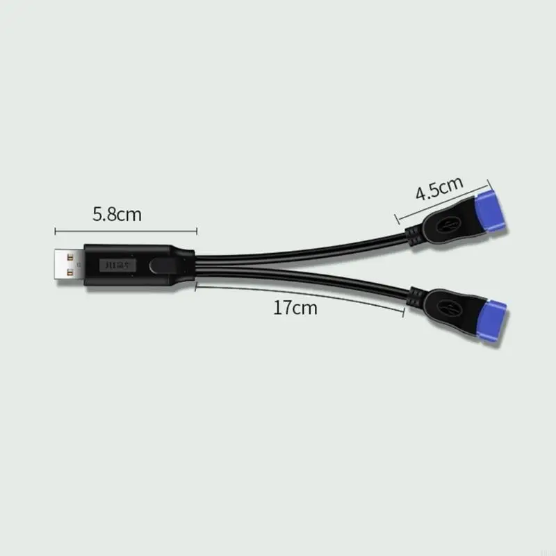 40JB USB Splitter USB -Erweiterungskabel für Vielseitigkeitsgerätekompatibilitätsdatenkabel