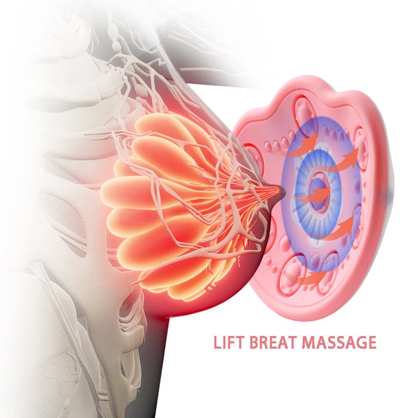 Breast Care Product Women Nipple Big Breast Machine Wireless Breast Lifter Enhancer Massager