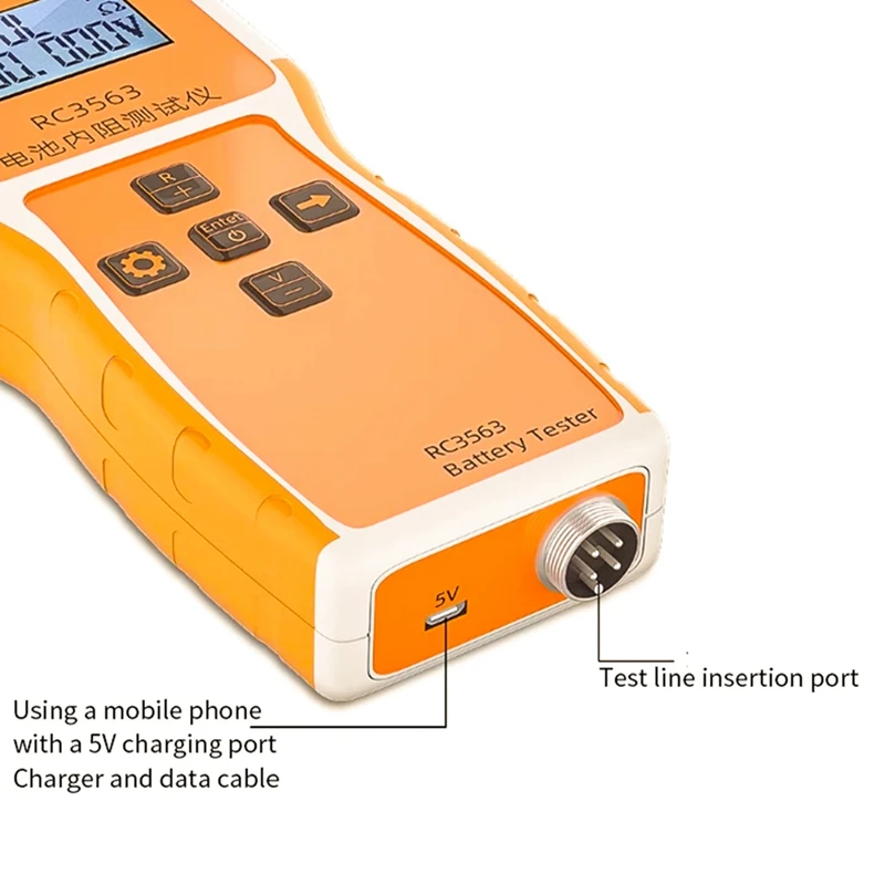 RC3563 Battery Voltage Internal Resistance Tester Ternary Lithium Battery/Lithium Iron Phosphate/ Battery/ 18650 Measure