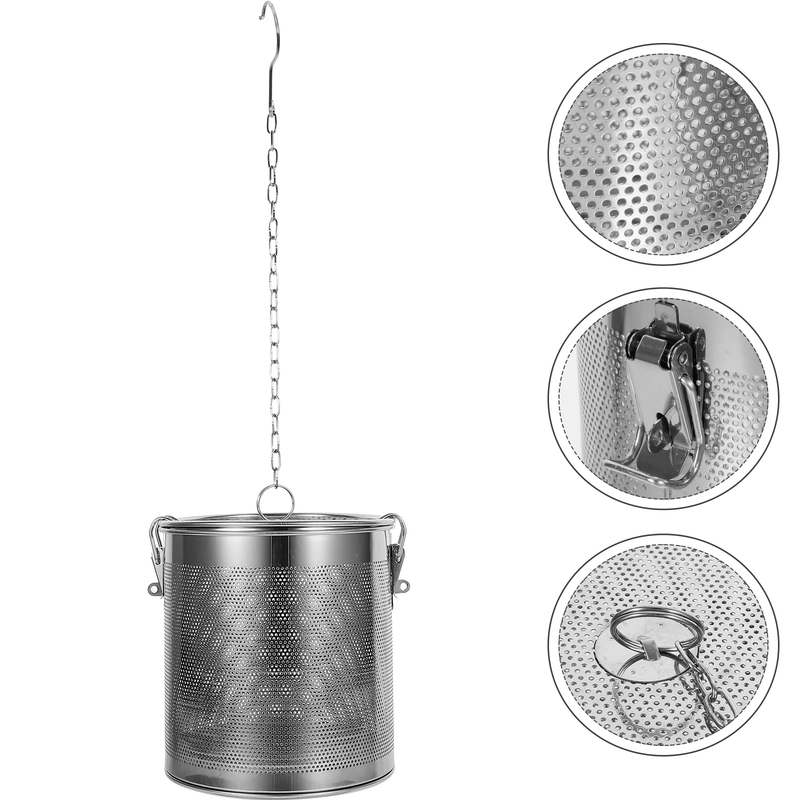 

Marinade Basket Seafood Filter Seasoning Strainer Stainless Steel Household Stewed Infuser Tea Steeper Kitchen Spice