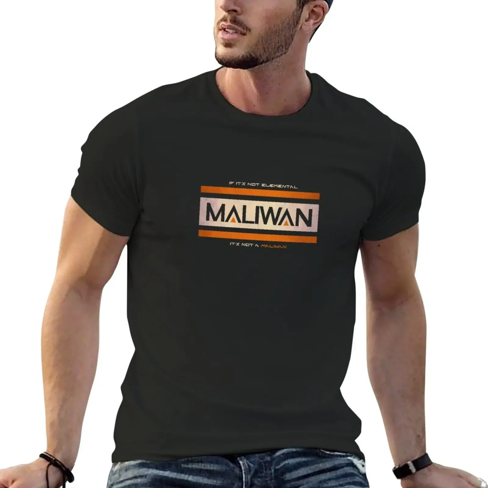 New IF IT S NOT ELEMENTAL, IT S NOT A MALIWAN 3 T-Shirt man clothes aesthetic clothes t shirts for men cotton