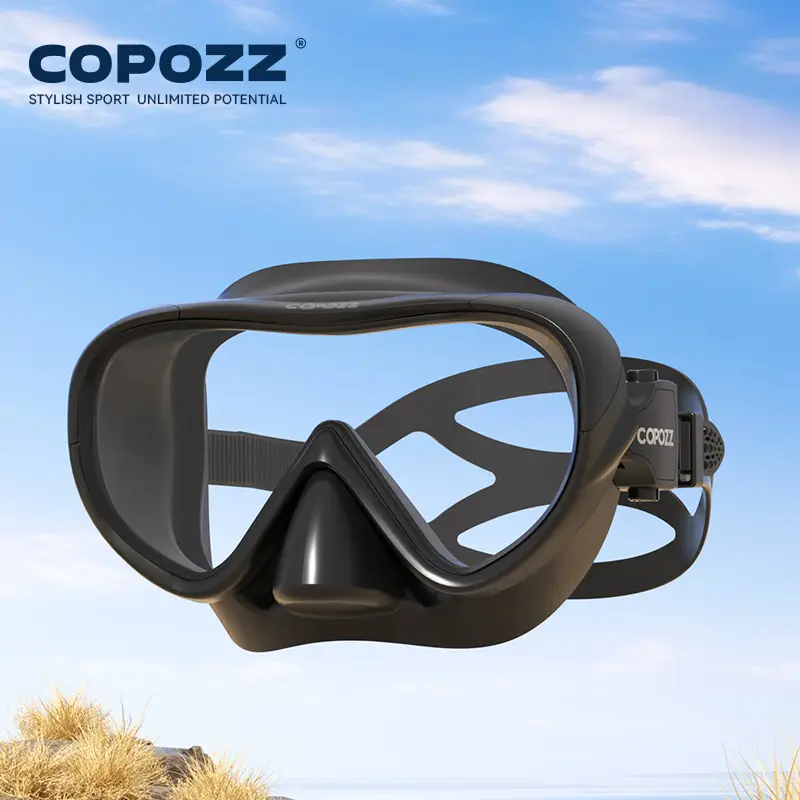 COPOZZ New Professional Snorkel Diving Mask Snorkels Goggles Glasses Diving Goggles Swimming Tube Set Snorkel Mask Adult Unisex - Image 7