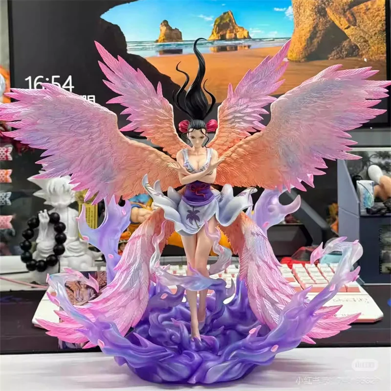 One Piece Six Wings Nico Robin Modell PVC Anime Figur Desktop Dekoration Sammlung Doppel Kopf Geburtstag Geschenke Spielzeug