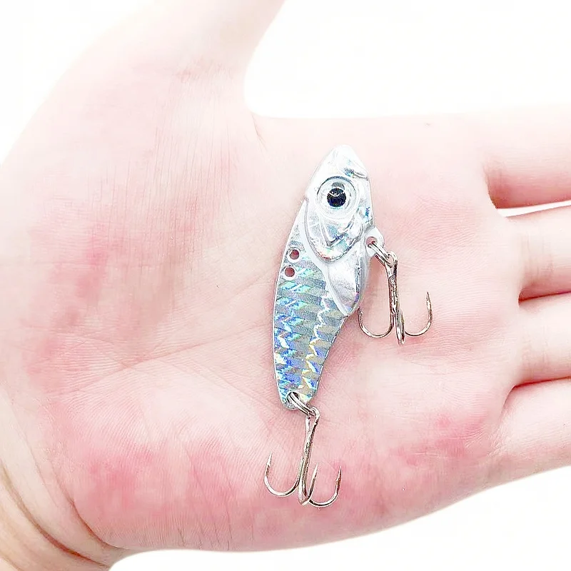 

Fishing Lures Spoon For Pike 50mm 10.5g 8 Color With Treble Hook Spoon Wobble Metal Hard Bait Vib Spoonbait Fishing Tackle Lures