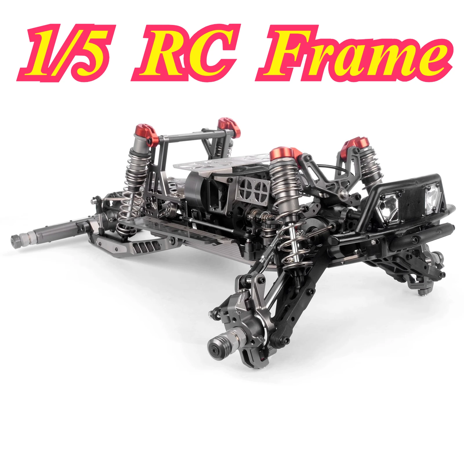 NEW 1/5 RC Metal Frame Off Road Desert Truck RC Model Car Electric Brushless High Speed Car