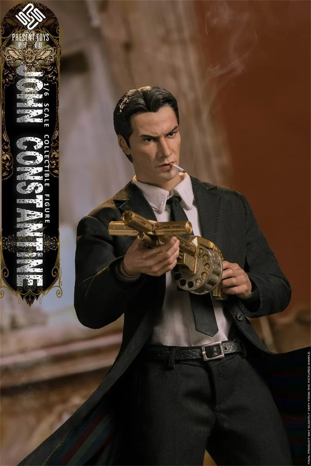 1/6 PRESENT TOYS PT-sp10 Superhero Male Keanu Reeves Hell Detective Constantine Hellblazer Full Set Moveable Action Figure Fans