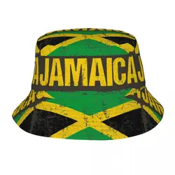 Men Women Jamaica Flag Bucket Hat Northern Soul Personality Fisherman Hats Fashion Hunting Caps Outdoor Design Sunscreen Hat