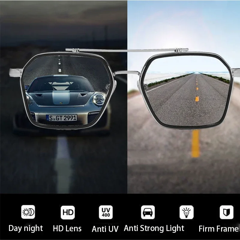 

Photochromic Sunglasses for Women/Men Metal Frame UV400 Fashion Eyewear