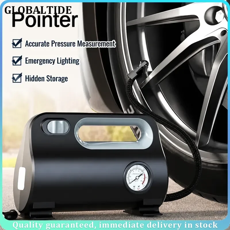 12V Portable Electric Tire Inflator ST-5523 High Power Air Compressor for Car Motorcycle Bicycle Universal Emergency Pump Tool