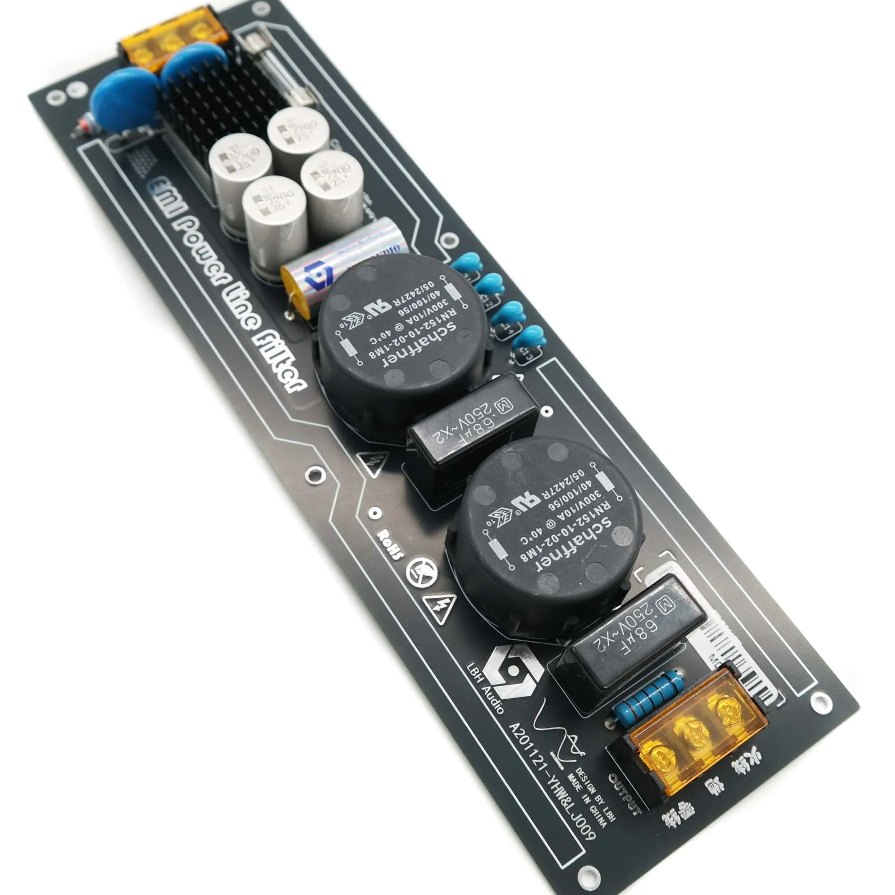 لوح حماية الطاقة 5000 واط 30A لمضخم الصوت من الفئة أ القضاء على ترشيح التيار المستمر لتنقية الطاقة لوحة طاقة الدائرة