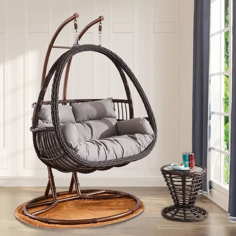 Indoor Egg Swing Chair With Stand Guangdong Outdoor Patio Swing Hanging Chair