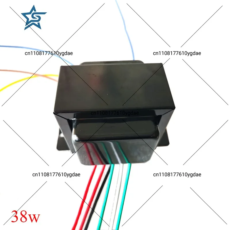 

38 Вт двойной 200 В 6,3 В 8 В силовой трансформатор для лампового предусилителя Diy усилитель аудио аксессуары