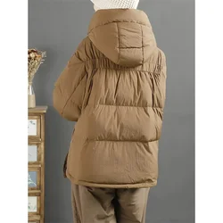 Padded Cotton Jacket Women's Winter Edition 2025 New Popular Cotton Jacket Female Fashion Hooded Loose Small Cotton Jacket Coat