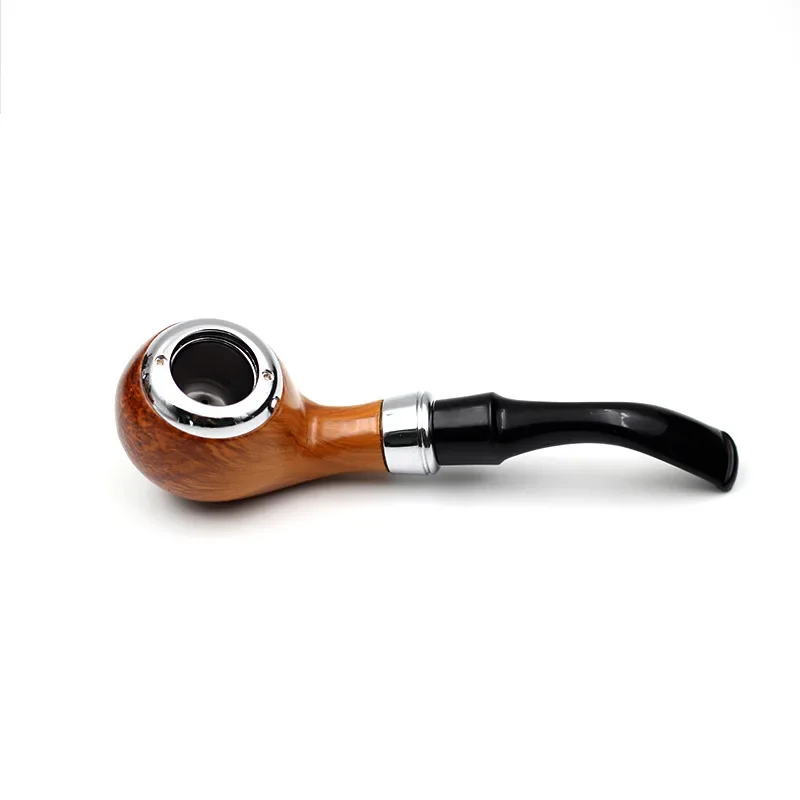 New Classic Style Smoking Pipe Set With 4 Pipe Tools Wood Resin Pipes Best Gift Men's Gadget