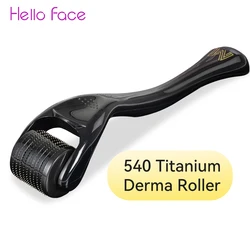 540 Titanium Derma Roller Micro Needle Beard Roller 0.25mm Needles For Skin Care Hair-loss Treatment dermaroller