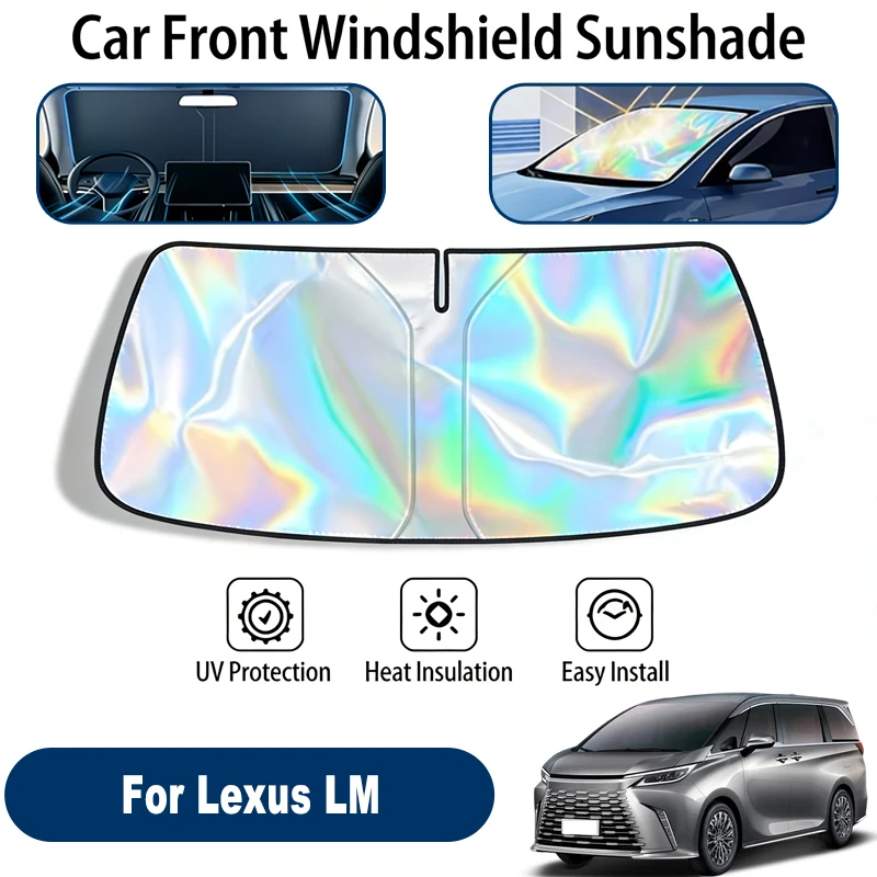 

Windshield Sun Shade For Lexus LM Foldable UV Reflective Front Window Sun Protection Cover Accessories