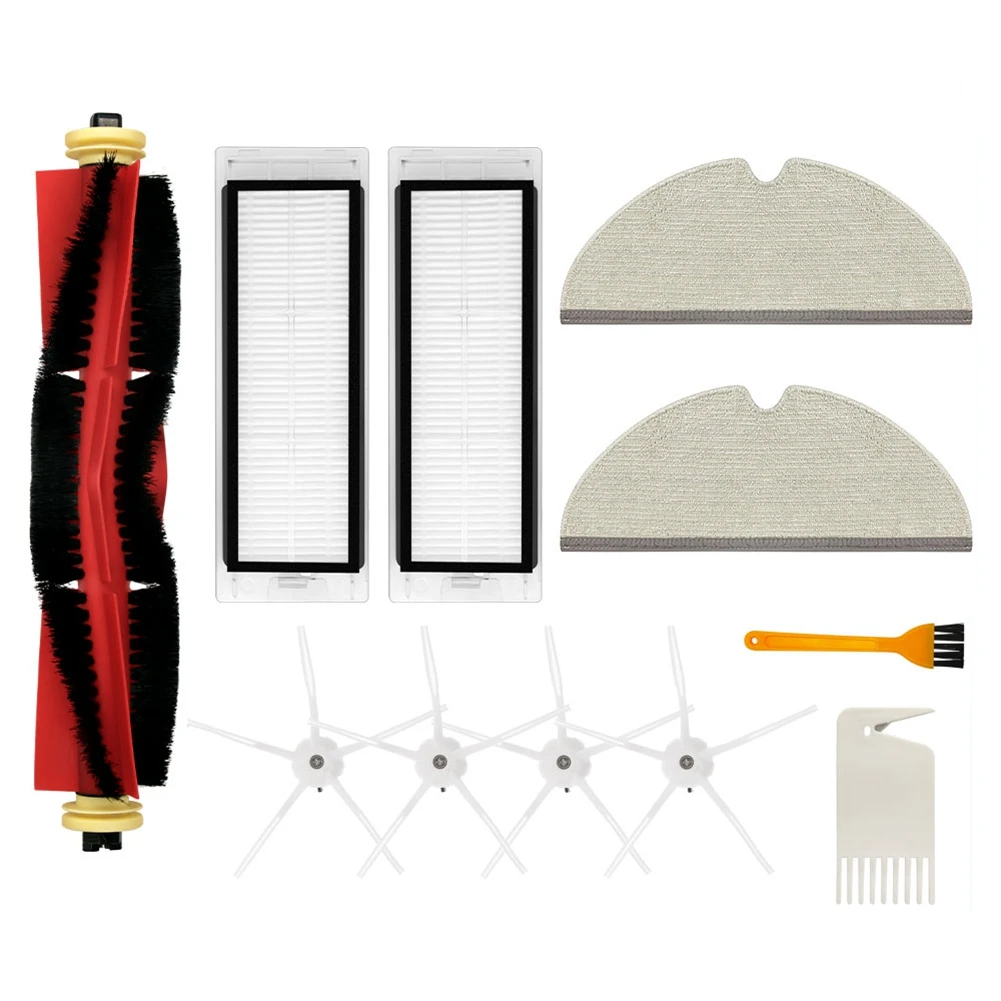 A83X-For Roborock E5 S5 Max S6 Maxv Robot Vacuum And Mop HEPA Filter Main Side Brushes Mop Cloth Replacement Parts