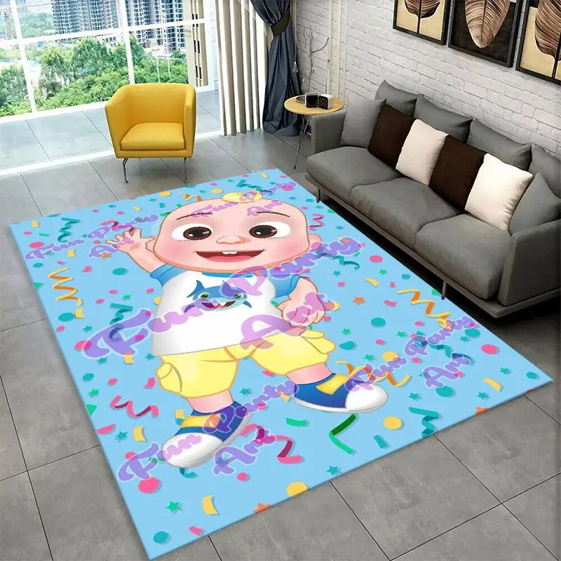 Cute C-CoComelon Cartoon TV Living Room Non-Slip Area Rug Soft Carpet for Bedroom Kids Playroom Sofa,Home Decor Doormat Gift
