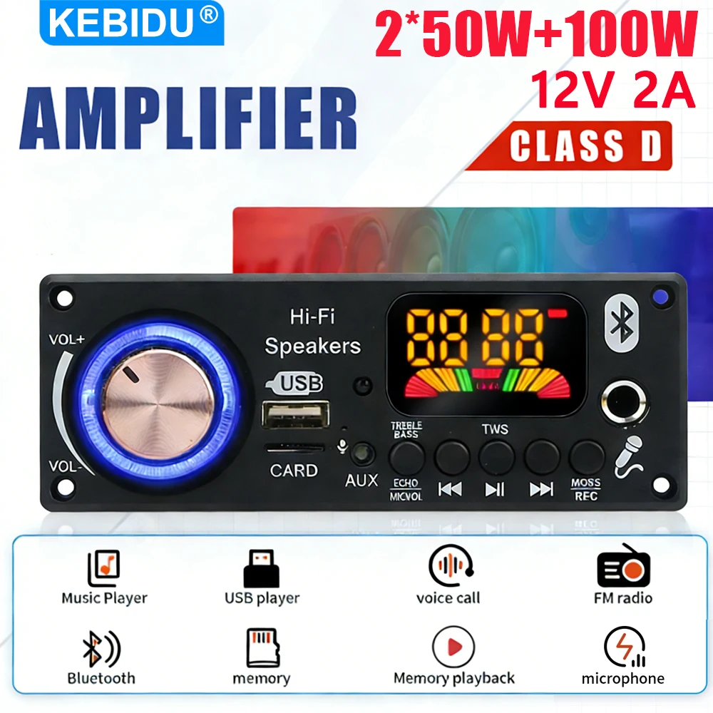 Kebidu 200W Amplifi…