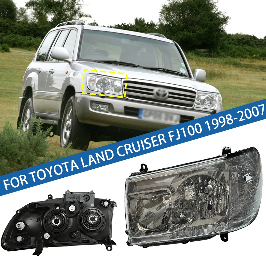 

For Toyota Land Cruiser FJ100 1998 1999 2000 2001-2007 Front Bumper Head Light Headlamp Driving Headlight Turn Signal Light