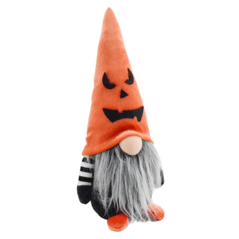 2024 New Stylish No Face Gnomes Decoration Halloween Fun with Tabletop Gnomes Figurine Ornament for Eerie Festival Ambiances