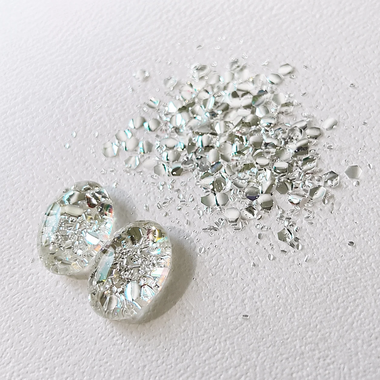 2 Bottles Chasing Light Nail Glitter Flakes Aurora Irregular Sequins Shiny Transparent Manicure DIY Nail Art Decor Accessories - view 6