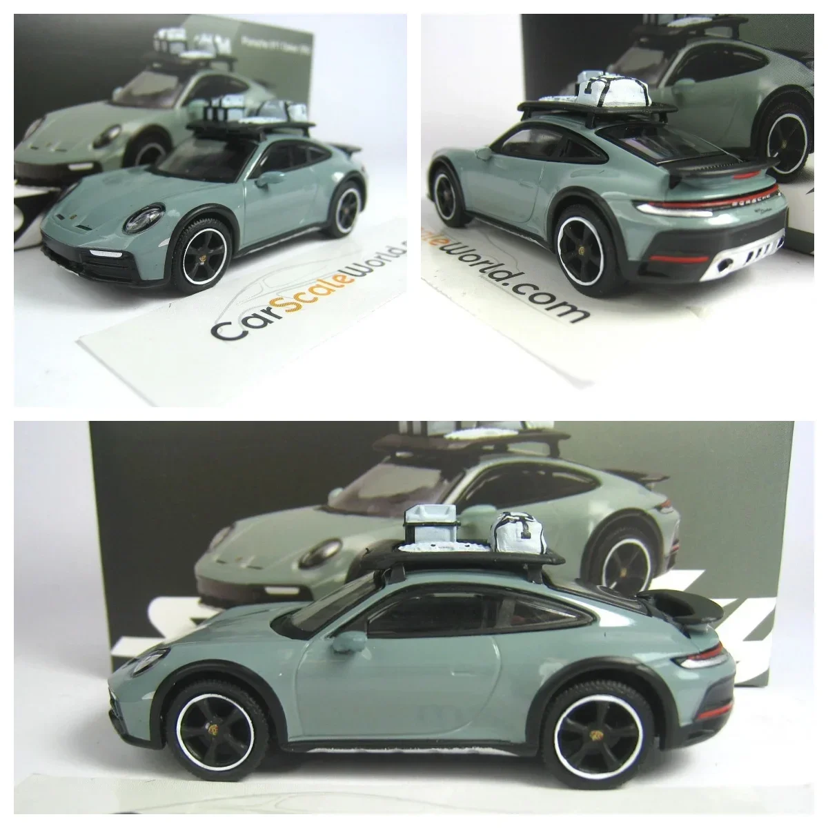 911 DAKAR 992 1/64 SPARKY (ISHADE GREEN) Diecast Metal Car model car Limited Alloy