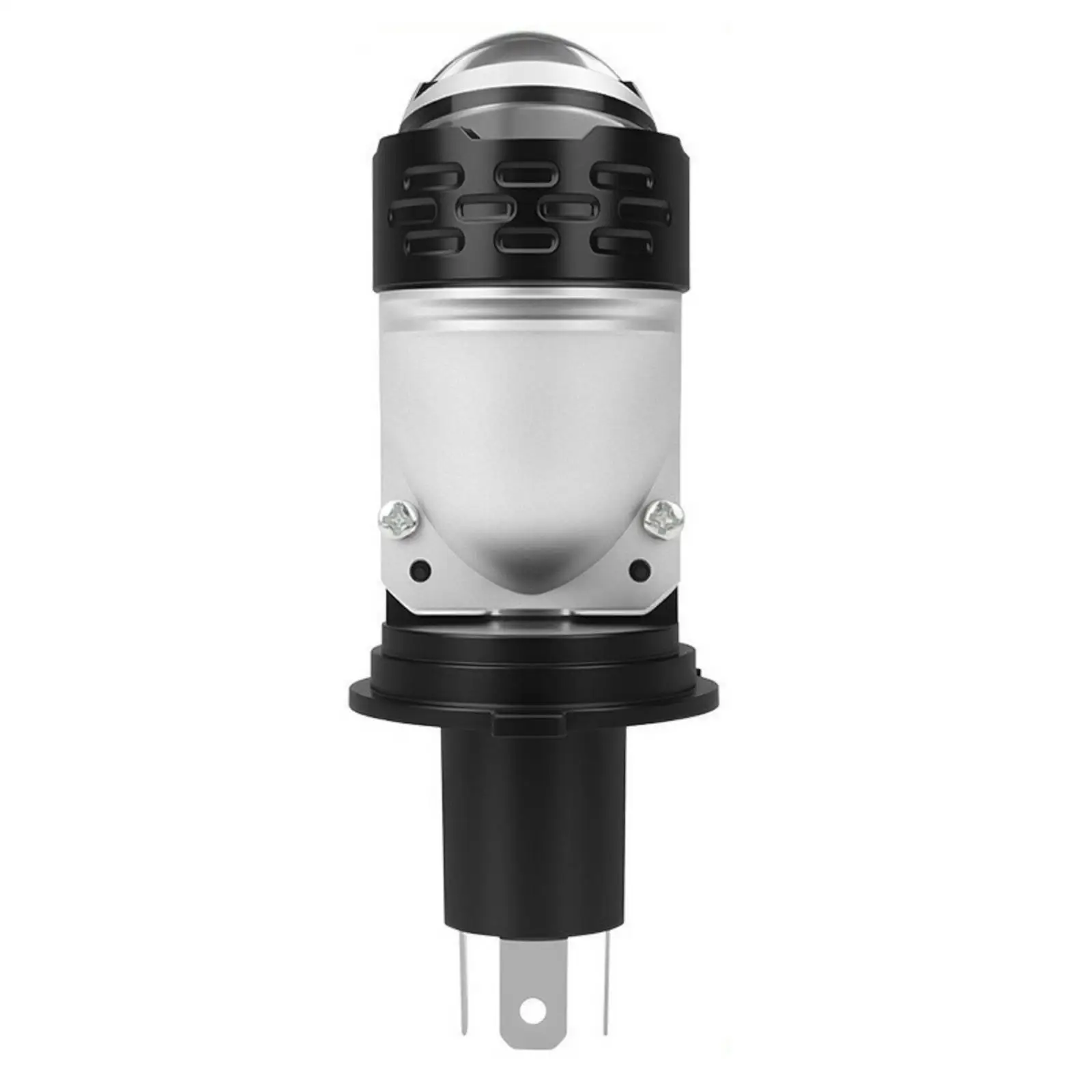 H4 LED Motorcycle Headlight Lamp 55W White High Low Beam 6500LM for Weather Protection