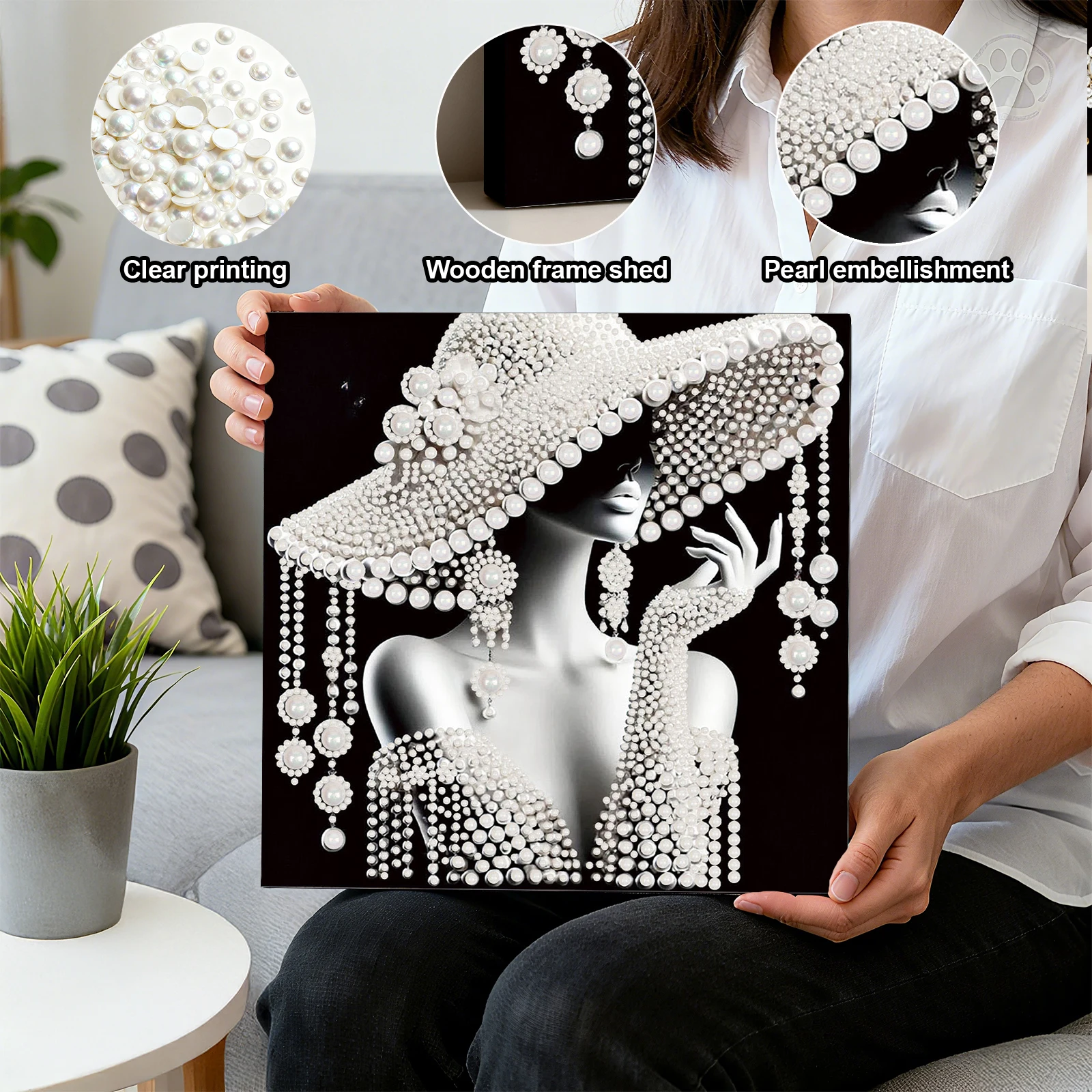 DIY Ladies Pearl Diamond Paint - Resin Art Gift review and price