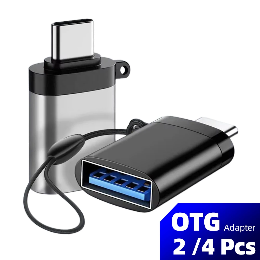 

2/4PCS USB3.0 To Type C OTG Adapter Micro USB C To Type C Adapte Female Converter USB-C OTG Connector For Macbook Xiaomi Samsung