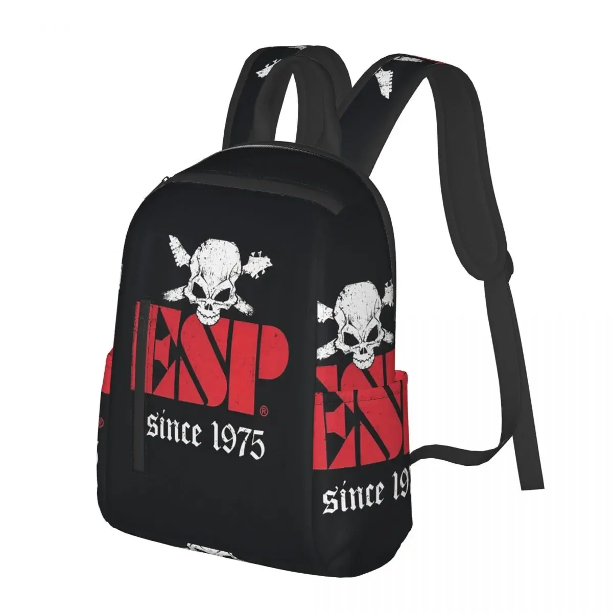 E-Esp Guitars Student Backpack School Bag Hiking Travel Daypack for Men Women Bookbag Shoulder Bags