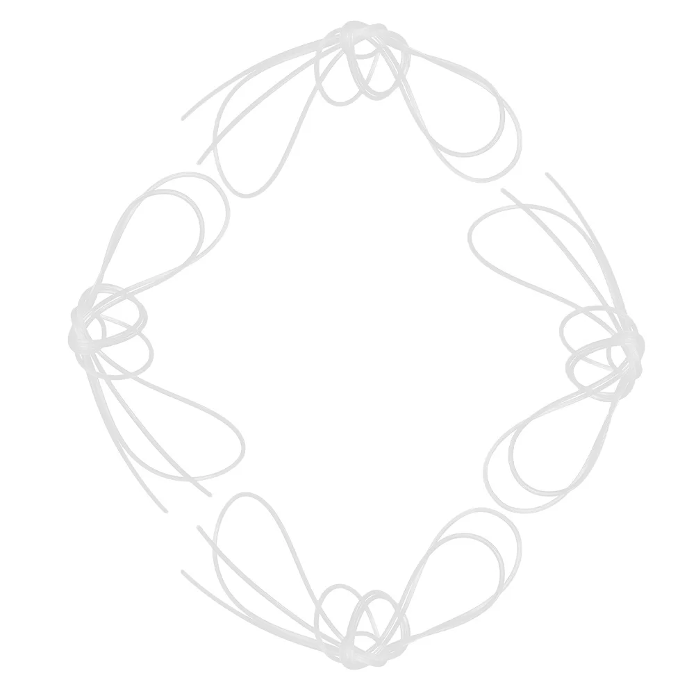 

4Pcs Basketball Hoop Nylon Rope Heavy Duty Stringing String Indoor Outdoor Net Replacement Frame Accessory Basketball Hoop Rope