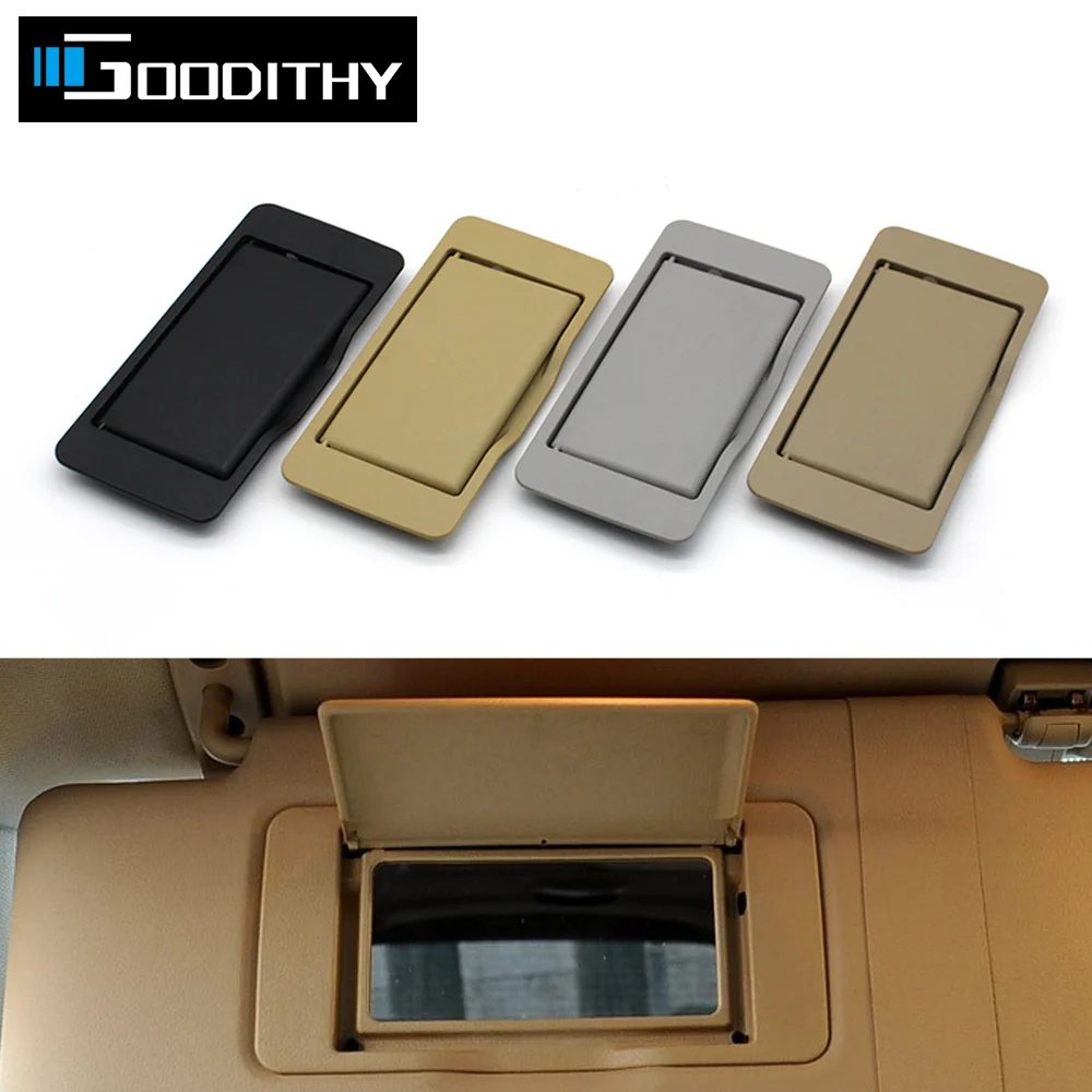 Car Sunshade Sun Visor Glass Cover Makeup Mirror Holder Panel Cover For Mercedes Benz M ML GL Class W164 2006-2011 ML300 ML350