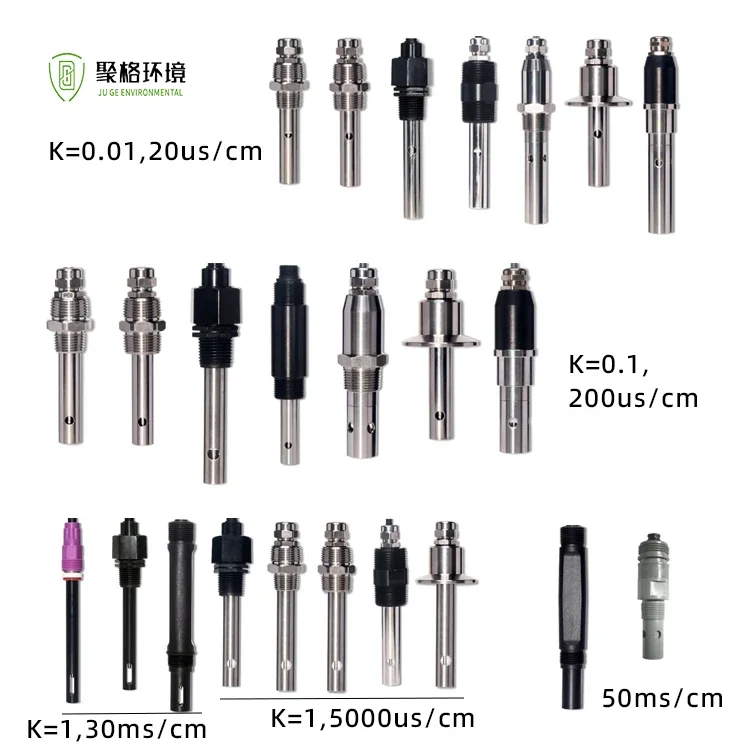 200us/cm Conductivity Transmitter Online 2 Pole K=0.1 Conductivity Meter TDS Meter EC Controller