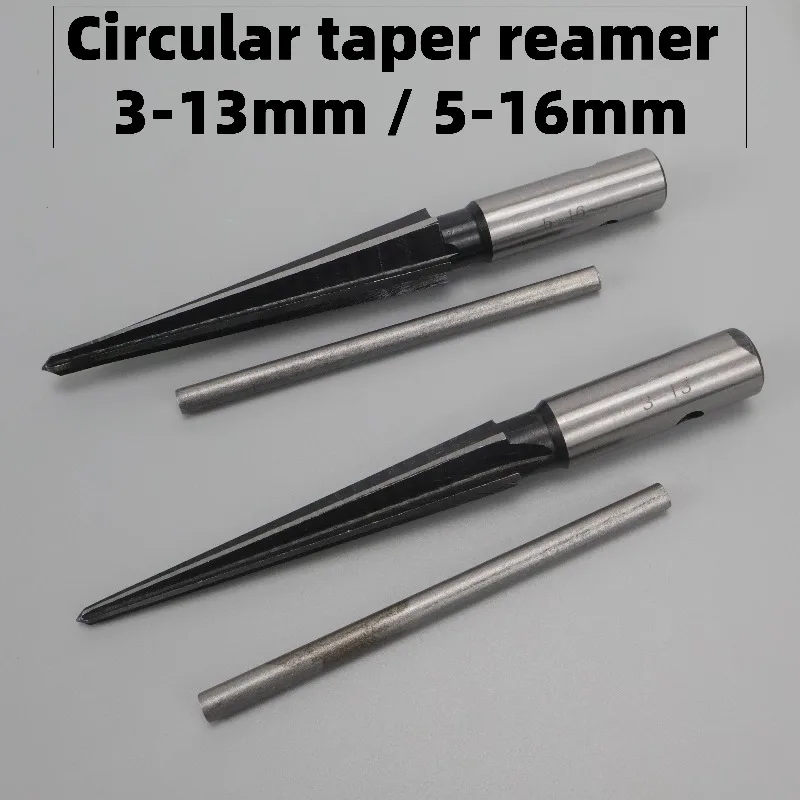 

Taper Reamer 3-13mm & 5-16mm Hand Metal Reamer Deburring Enlarge Pin Hole Handheld Reamer For Wood Metal Plastic Drilling