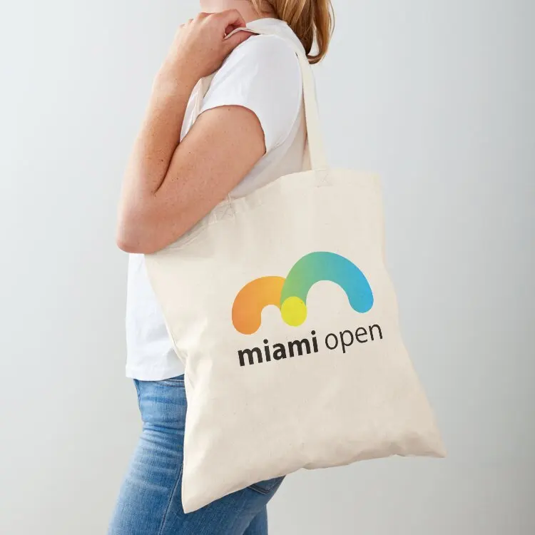 

Miami Open Logo Tote Bag tote bag canvas shopping bag logo female Shopper handbag