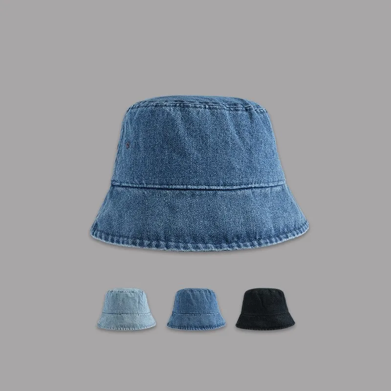 Casual high-end cowboy fisherman hat men and women simple Basin sun hat 2024 spring new trend hat