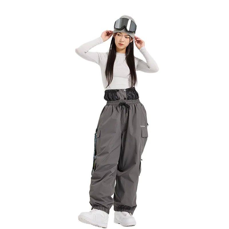 

Новые горнолыжные штаны 3L из резины с полной защитой от давления для взрослых, унисекс, для сноуборда и лыж, для пар, 2026 год