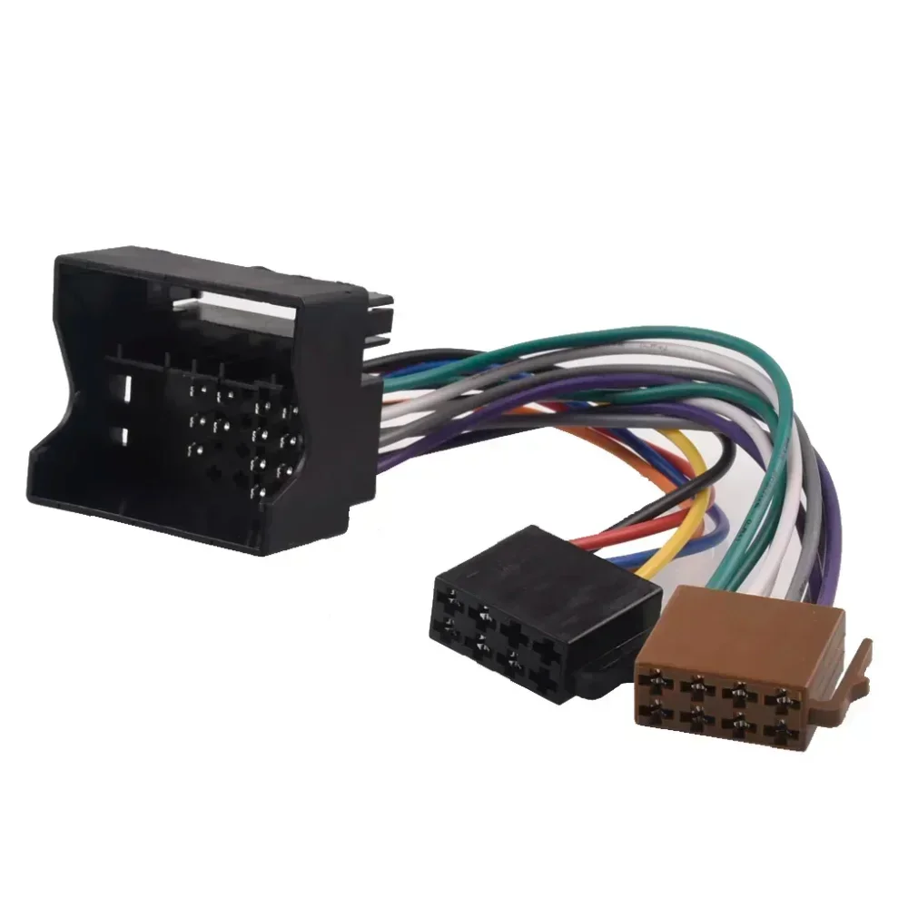 For Transit Fusion Kuga Mondeo S-Max C-Max Black Car Radio ISO Adapter Switch Cable Connector Car accessories
